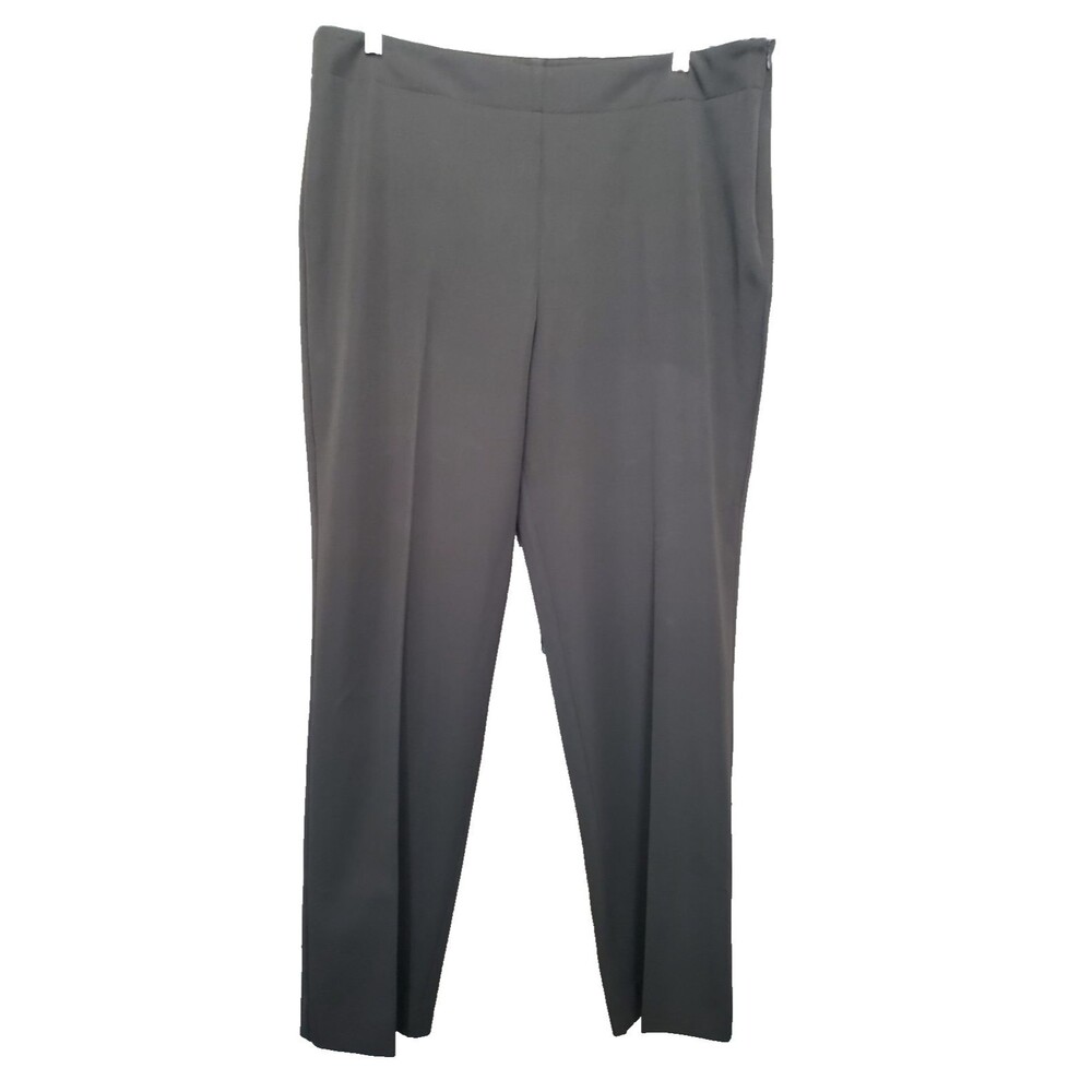Talbots Classic Side-Zip Gray Knit Dress Pants Size 16